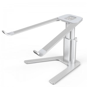 D10 Aluminium U shape Ergonomic Height Adjustable Laptop Stand Holder